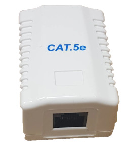 RCT CAT5E - SINGLE PORT WALL BOX
