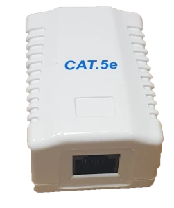 RCT CAT5E - SINGLE PORT WALL BOX