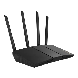 ASUS RT-AX57, Wi-Fi 6 (802.11ax), Dual-band (2.4 GHz / 5 GHz), Ethernet LAN, Black, Tabletop router