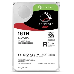 Seagate IronWolf Pro ST16000NT001, 16 TB, 7200 RPM, 256 MB, 3.5"