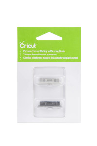 Cricut 2002676, Replacement blades, Black, White, 2 pc(s), Cricut® 12" Portable Trimmer