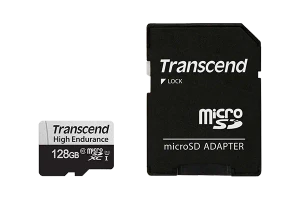 Transcend microSD Card SDXC 350V 128GB, 128 GB, MicroSDXC, Class 10, UHS-I, 95 MB/s, 45 MB/s