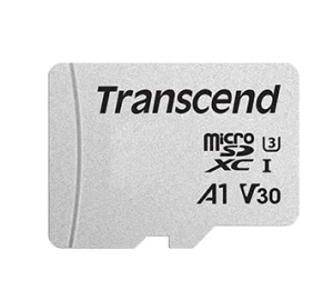 Transcend microSDXC 300S 64GB with Adapter, 64 GB, MicroSDXC, Class 10, NAND, 95 MB/s, 40 MB/s