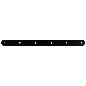 Slatted Panel Multi-Hook Bracket  Black Steel Wall Hook Rail - APH002
