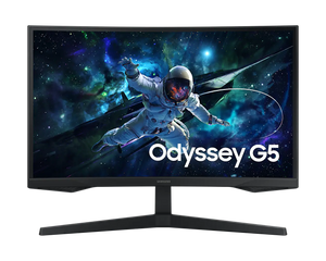 Samsung Odyssey G55C Gaming 1000R Curved Borderless 32" Display VA Response: 1ms MPRT AR: 16:09 Resolution: 2560x1440 Cu - TAR - LS32CG552EAXXA-TAR