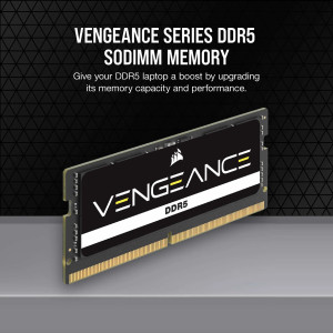 Corsair Vengeance CMSX16GX5M1A5600C48, 16 GB, 1 x 16 GB, DDR5, 5600 MHz, 262-pin SO-DIMM