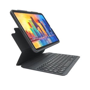 ZAGG Keyboard Pro Keys-Apple-iPad 10.9-Black/Grey-UK, UK English, Apple, iPad Air (4th gen), Black, 27.7 cm (10.9"), Wireless