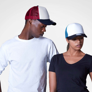 Vintage Trucker Three Tone Cap-CAP