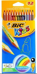 BIC Kids Colouring Pencils 12's (Tropicolours)-BI013599