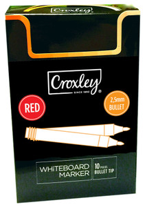 CROXLEY Whiteboard Marker - Red-MAR8515