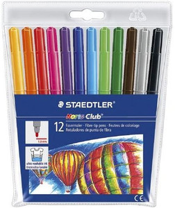 STAEDTLER Fibre Tip Pen Wallet of  12-ST325-WP12