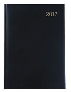 Diary  - A4 Padded Week-To-View (Navy)-SAD432012-H5