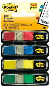 3M 683-4 Standard - Post-It Flag (Assorted Colours) (24 Flags per Pack)-3M83096 3M 683-4 Standard - Post-It Flag (Assorted Colours) (24 Flags per Pack)-3M83096