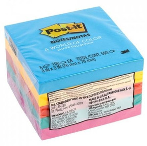 3M Post-It 5-UC 654 73 x 73-3M49324 3M Post-It 5-UC 654 73 x 73-3M49324