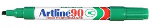 ARTLINE EK90 Permanent Chisel Marker (Green) (Each)-MA520537