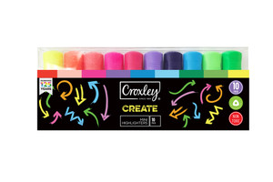 CROXLEY CREATE Mini Highlighters Box 10-MAR1370