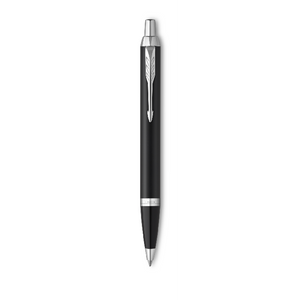 PARKER IM Ballpoint Pen - Matte Black Chrome Trim-NS2143632
