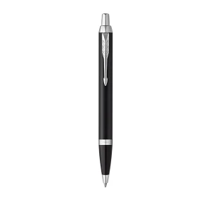 PARKER IM Ballpoint Pen - Matte Black Chrome Trim-NS2143632