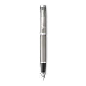 PARKER IM Fountain Pen - Stainless Steel Chrome Trim-NS2143636