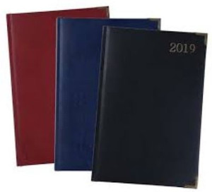 Diary  - A5 Executive Page-A-Day (Black)-SAD431178U02