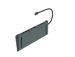 RCT 13-in-1 USB type C dock with MST function;1 HDMI; 1 DP; 1 VGA; 3 USB 3.0; 1 RJ45; PD; 3.5mm audio & mic; SD/TF3.0 reader