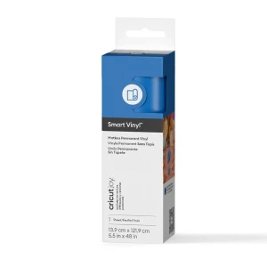 Cricut Joy Smart Vinyl Permanent, Heat transfer vinyl roll, Smooth heat transfer vinyl, Blue, Monochromatic, Matte, Cricut Joy