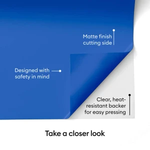 Cricut Value Iron-On, Removable, Blue, Vinyl, Matte, Indoor, 6010 mm