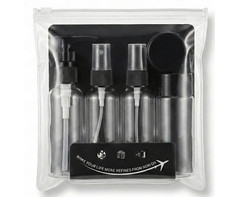 5-Piece Refillable Travel Bottle Set  - GSR - P2858B
