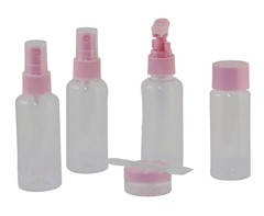 5-Piece Refillable Travel Bottle Set  - GSR - P2858P