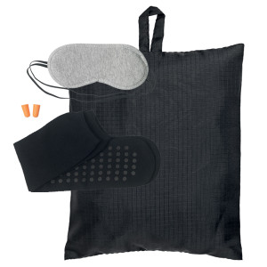 Dreamy Travel Set-GIFT835 Black & Grey Travel Comfort Essentials