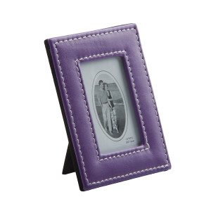 Small PU Photo Frame-GIFT262 with Elegant Stitched Finish