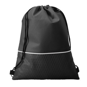 Ridge Drawstring Bag SB8012 with Reinforced Bottom and Drawstring Straps