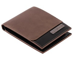 Urban Man Quinn Double Layer PU Wallet - GSR - UGW802Bn