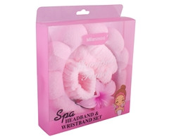 Spa Headband, Wristband & Hair Clip Set - GSR - P2861P