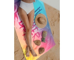 Smooth Custom Double-Sided Beach Towel - Medium - GSR - SubTowelBeach003_D_M