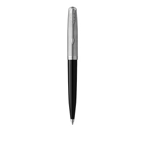 PARKER 51 Ballpoint Pen - Black Chrome Trim-NS2123493