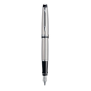 WATERMAN Expert  Fountain Pen - Stainless Steel Chrome Trim-NS0952060