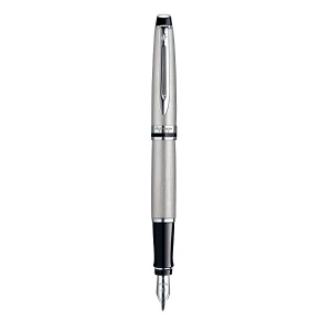 WATERMAN Expert  Fountain Pen - Stainless Steel Chrome Trim-NS0952060