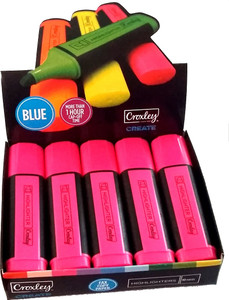 CROXLEY CREATE Pink Highlighters Box of 10-MAR1341