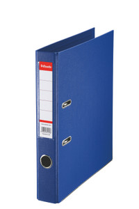 ESSELTE 81145 A4 Polypropylene Mini Lever Arch 50mm Blue-ALF81204