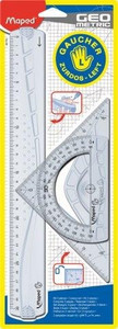 MAPED Drawing Set Geo 3Piece Left-Handed-897118