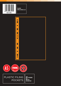 CROXLEY A5 Filing Pockets 10 Pockets - 50 Mic-PLA4009