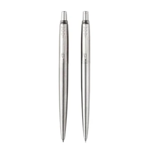 PARKER Jotter Ballpoint Pen & Pencil Set   - Stainless Steel-NS1953344SET