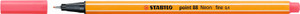 STABILO Point 88 Fineliner Neon Red Each-88-040