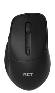 RCT Wireless Keyboard & Mouse Combo |104-Key Membrane Keyboard | AI Tool Key | Silent Optical Mouse; 1000-1600 DPI 