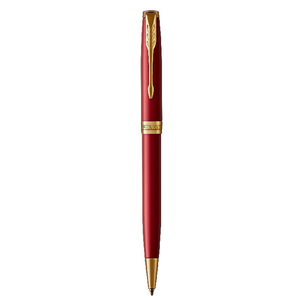 PARKER Sonnet Ballpoint Pen - Red Gold Trim-NS1931476