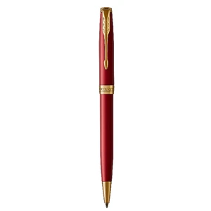 PARKER Sonnet Ballpoint Pen - Red Gold Trim-NS1931476