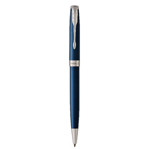 PARKER Sonnet Ballpoint Pen - Blue Chrome Trim-NS1931536