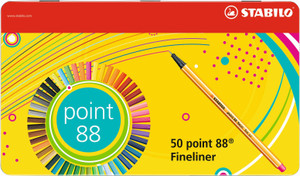 STABILO Point 88 Metal Box 50's-8850-6