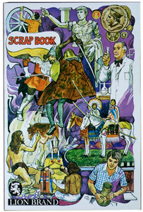 CROXLEY JD449 Scrap Album 350x240 40 Page Thick Blue Paper Pack of 10-ALB449